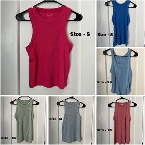 Bundle of 6 Tank Tops – Old Navy & LOFT (XS–S)